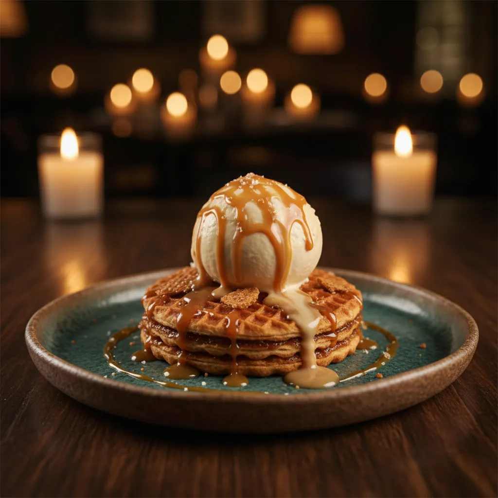 Huisgemaakte stroopwafeltaart